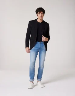 Damian Slim Stretch Light Indigo Denim Jeans