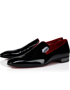 DANDELION GALVIN PATENT BLACK LIN LOUBI LOAFERS