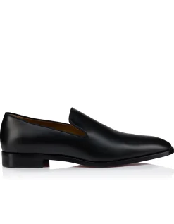 DANNY FLEX FLAT CALF BLACK LOAFERS