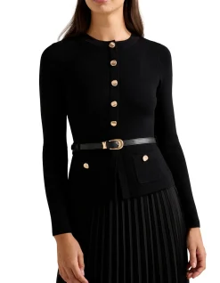 DAPHNE LONG SLEEVES MIDI DRESS