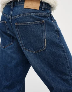 Daria Baggy Classic Mid Rise Straight Leg Jeans