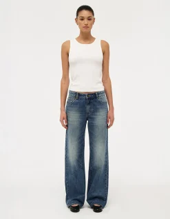 Daria Baggy Mid Rise Straight Leg Jeans