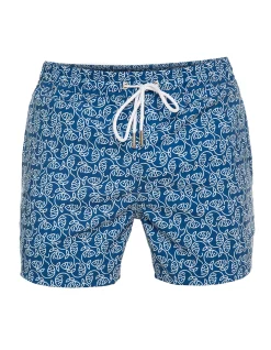 Dark Essential Fishes Men's Swim Shorts