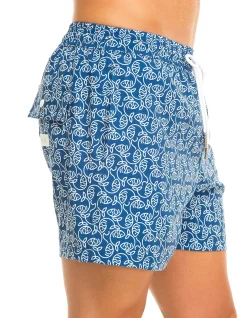 Dark Essential Fishes Men's Swim Shorts
