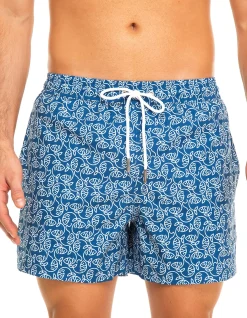 Dark Essential Fishes Men's Swim Shorts