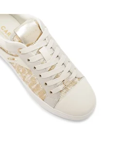 Daze Raffia Leather Heel