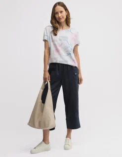 DECOUPAGE POSTCARD PRINT TEE