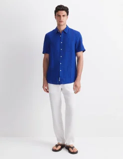 DELAVE SHORT SLEEVE LINEN SHIRT