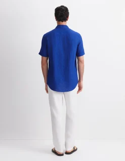 DELAVE SHORT SLEEVE LINEN SHIRT