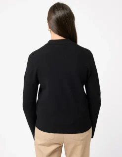 DELENE ZIP KNIT CARDIGAN