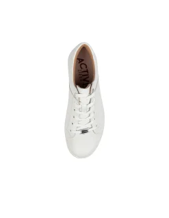 Delilah XF White Leather Sneakers