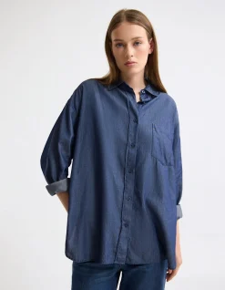 DEMI DENIM INDIGO WASH SHIRT