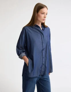 DEMI DENIM INDIGO WASH SHIRT
