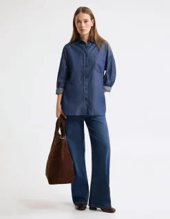 DEMI DENIM INDIGO WASH SHIRT