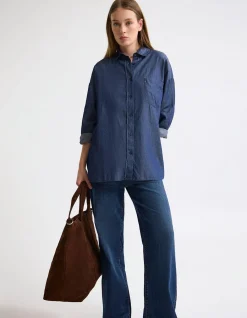 DEMI DENIM INDIGO WASH SHIRT