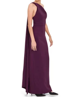 DEMI SL ONE SHOULDER MAXI DRESS