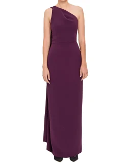 DEMI SL ONE SHOULDER MAXI DRESS