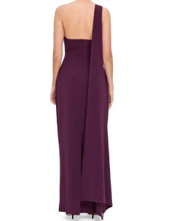 DEMI SL ONE SHOULDER MAXI DRESS