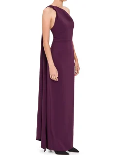DEMI SL ONE SHOULDER MAXI DRESS