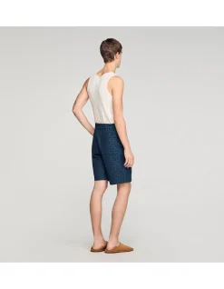 Denim Cross Shorts