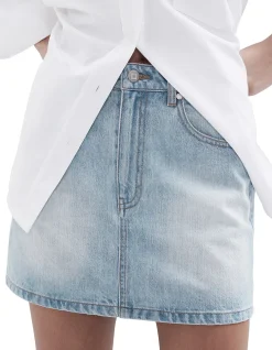 DENIM MINI SKIRT