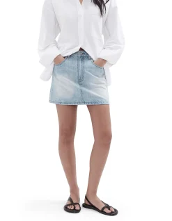 DENIM MINI SKIRT