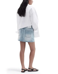 DENIM MINI SKIRT