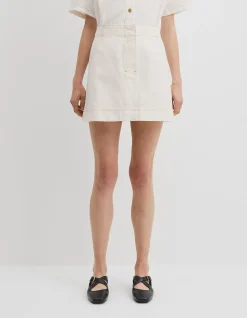 Denim Mini Skirt