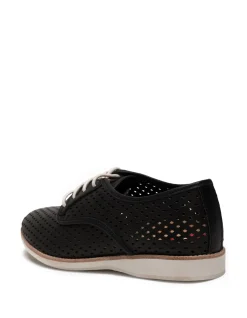 Derby Punch Black Shoes