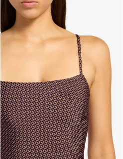 Desert Geo Minimal Tank One Piece Swimsuit
