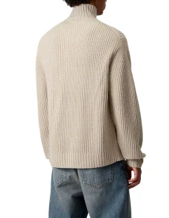 Detroit Half Zip Sweater