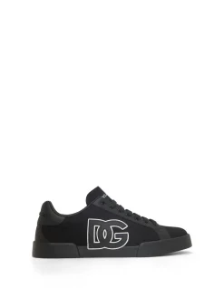 DG Logo Low Top Sneaker Black