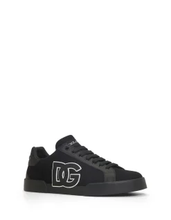 DG Logo Low Top Sneaker Black