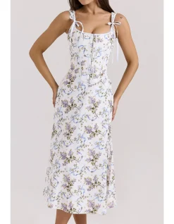 DIONNE COTTON MIDI DRESS