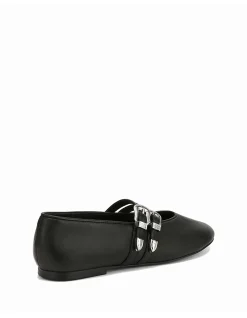 DIVON Black Leather Mary Jane