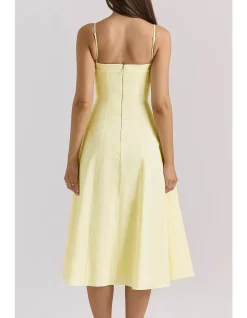 DOLLY A-LINE MIDI SUNDRESS