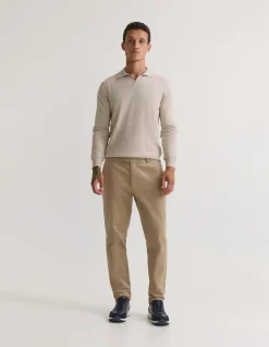 DOMINIC OPEN POLO COLLAR KNIT
