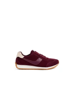 Donnie Retro Suede Lace Up Trainers