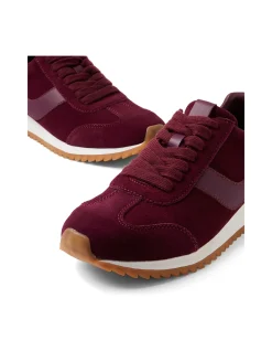 Donnie Retro Suede Lace Up Trainers
