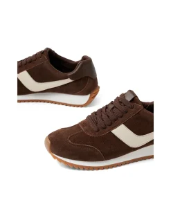 Donnie Retro Suede Lace Up Sneakers