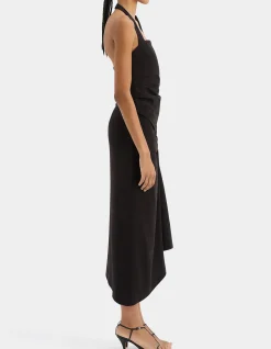 Dorian Ruched Midi Skirt