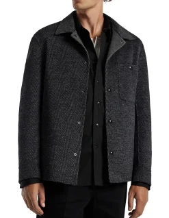 DOUBLE FACE SHIRT JACKET