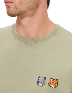 DOUBLE FOX HEAD FADED COMFORT T-SHIRT