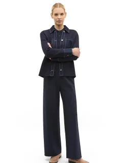 DOUBLE KNIT DENIM JACKET