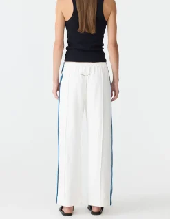 Double Stripe Wide Leg Pant