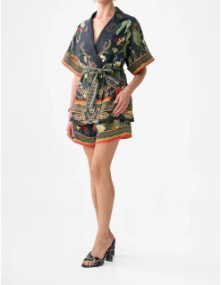 DOUBLE BREASTED SHORT SLEEVE JACKET