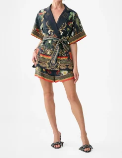 DOUBLE BREASTED SHORT SLEEVE JACKET