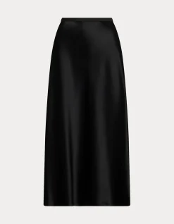 DOUBLE-FACED SATIN SKIRT
