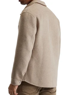 DOUBLE FACE SHIRT JACKET