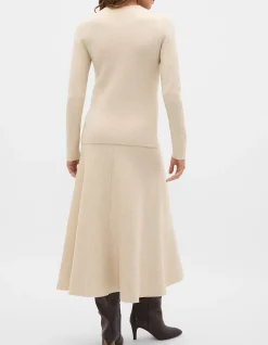 DOUBLE KNIT FITTED CARDIGAN